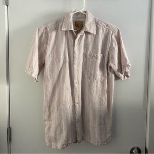 Bruno linen striped short sleeve shirt